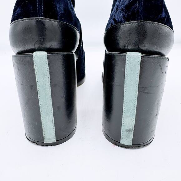 Dear Frances Spirit Boots in Blue Velvet (Size 39) - Picture 7 of 13